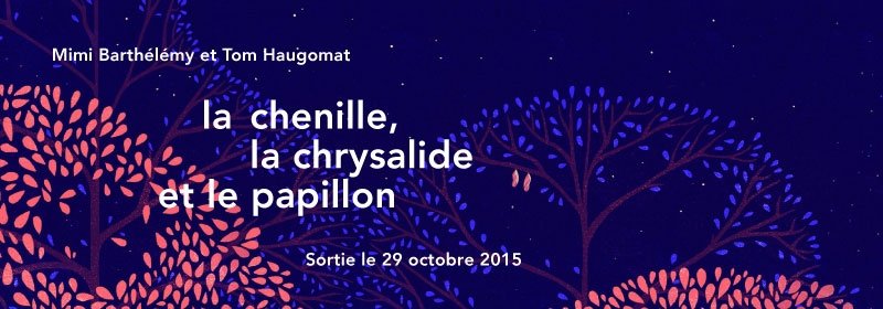 Bandeau pour La Chenille, la Chrysalide et le Papillon